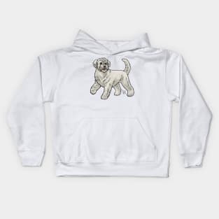 Dog - Soft-Coated Wheaten Terrier - Heavy White Kids Hoodie